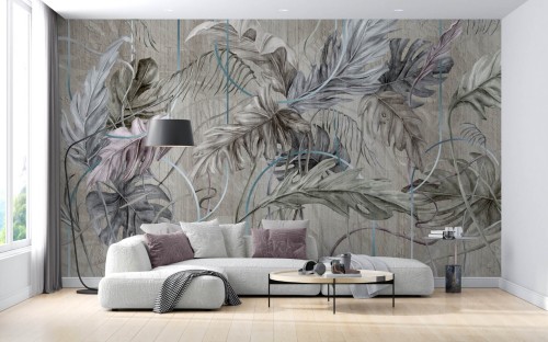 Fototapeta liście Wall & More VERDE 2486 23C