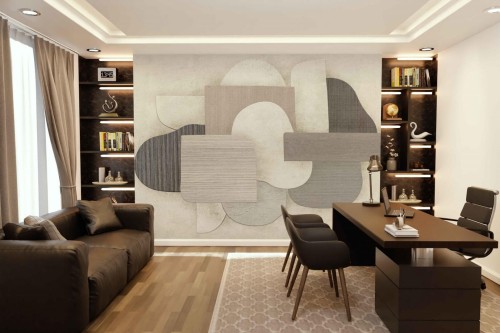 Fototapeta geometryczna Wall & More MATERIA 2443 36B