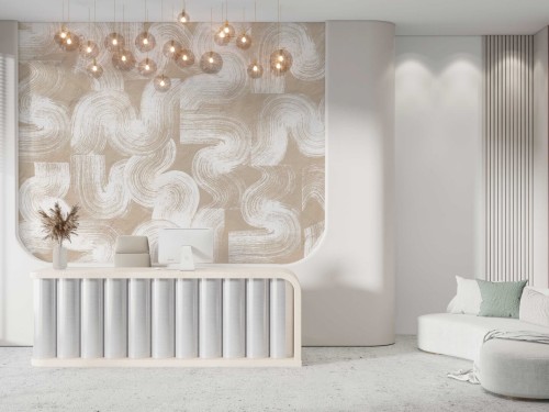 Fototapeta abstrakcyjne krzywizny Wall & More LOOP 2431 41A