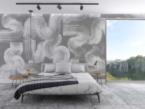 Fototapeta abstrakcyjne krzywizny Wall & More LOOP 2432 42B