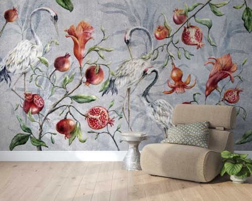 Fototapeta botaniczna Wall & More SCARLET 2468 55B