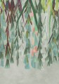 Fototapeta pod prysznic artystyczne liście Wall&Deco WET_AP2402 Apache WET SYSTEM 2024-2