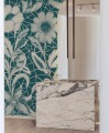 Fototapeta pod prysznic haftowane kwiaty Wall&Deco WET_BV2401 Bovary WET SYSTEM 2024-2