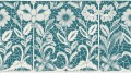 Fototapeta pod prysznic haftowane kwiaty Wall&Deco WET_BV2401 Bovary WET SYSTEM 2024-2