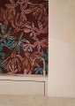 Fototapeta pod prysznic egzotyczne kwiaty i liście Wall&Deco WET_SS2402 Se Son Fiori WET SYSTEM 2024-2