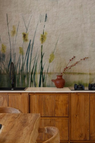 Fototapeta pod prysznic akwarelowy krajobraz natury Wall&Deco WET_TT2401 Thanks To WET SYSTEM 2024-2