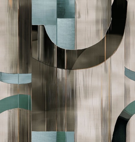 Fototapeta zewnętrzna geometryczna Wall&Deco OUT_LT2402 Late Time OUT Systen 2024-2