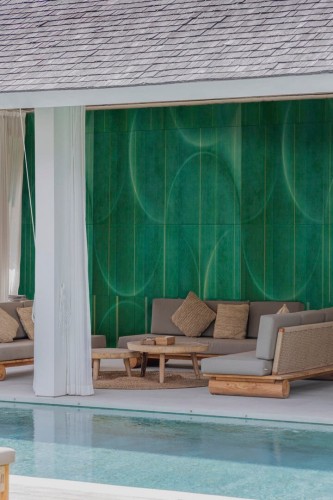 Fototapeta zewnętrzna geometryczna Wall&Deco OUT_PI2401 Pictogram OUT Systen 2024-2