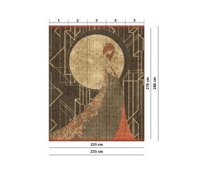 ! OKAZJA ! 235 cm x 288 cm Fototapeta portret kobiety Inkiostro Bianco AUBREY INKZAIN1801 GoldenWall