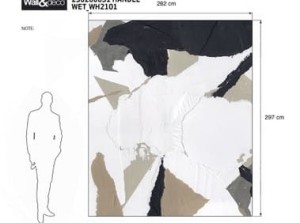 ! OKAZJA ! 282 cm x 297 cm Fototapeta łazienkowa Wall&Deco WET_WH2101 Where the Land Goes WET SYSTEM 2021