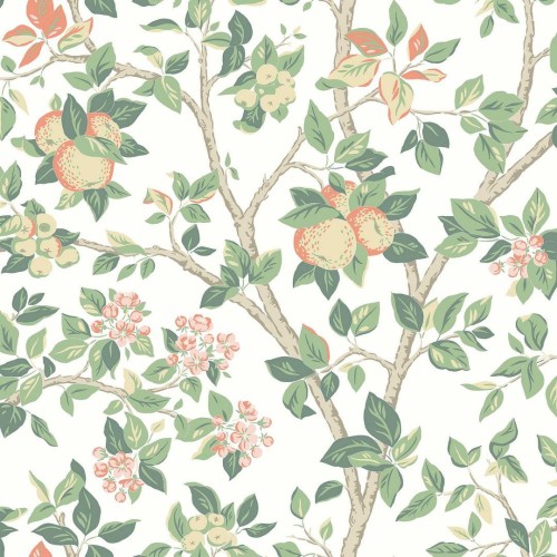 Tapeta roślinna owoce i liście Boras Tapeter 7650 Ingrid Marie Icons