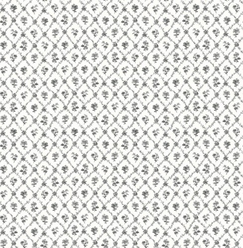 Tapeta kwiaty i roślinny treliaż Wallquest VI80400 Alice & Rose