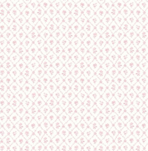 Tapeta kwiaty i roślinny treliaż Wallquest VI80401 Alice & Rose