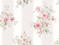 Tapeta bukiety kwiatów i pasy Wallquest VI80901 Alice & Rose