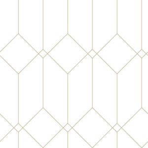 1 szt / 24H Tapeta złote linie geometryczna Esta 139223 Art Deco