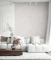 Tapeta tekstylna jodełka Wallquest WS70217 Shades of White