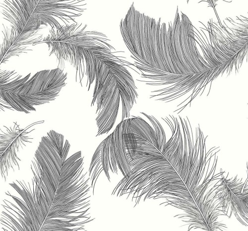 Tapeta pióra Wallquest WS70800 Shades of White