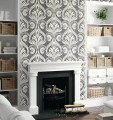 Tapeta ornament Wallquest WS71610 Shades of White