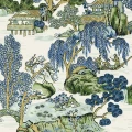 Tapeta azjatycki ogród Thibaut T75462 Asian Scenic Dynasty