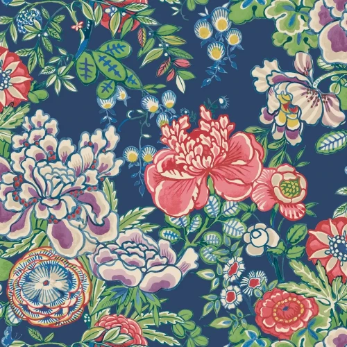 Tapeta kwiaty Thibaut T42015 Peony Garden Sojourn