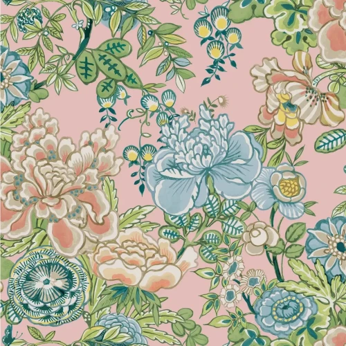 Tapeta kwiaty Thibaut T42016 Peony Garden Sojourn