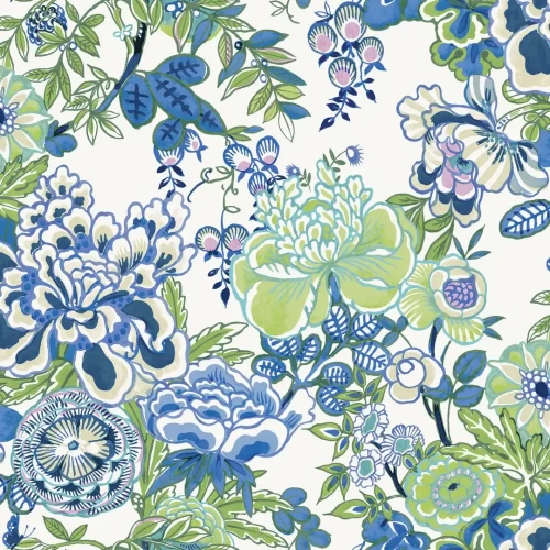 Tapeta kwiaty Thibaut T42021 Peony Garden Sojourn