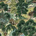 Tapeta krajobraz azjatyckich ogrodów Thibaut T42025 Pagoda Trees Sojourn