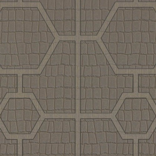 Tapeta nowoczesna kratownica Zambaiti Parati Z80033 Philipp Plein - 106 cm szer.