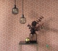 Tapeta z geometrycznym wzorem Casadeco HELS82039113 Focale Helsinki