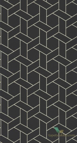 Tapeta z geometrycznym wzorem Casadeco HELS82039528 Focale Helsinki