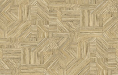 Tapeta geometryczna Casamance 76891732 Imbrication Nature Sur Mesure - 100 cm szer.