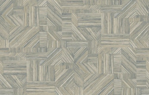 Tapeta geometryczna Casamance 76891834 Imbrication Nature Sur Mesure - 100 cm szer.