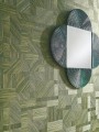 Tapeta geometryczna Casamance 76892038 Imbrication Nature Sur Mesure - 100 cm szer.