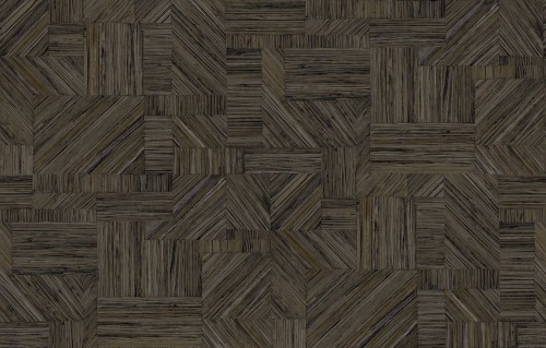 Tapeta geometryczna Casamance 76892344 Imbrication Nature Sur Mesure - 100 cm szer.