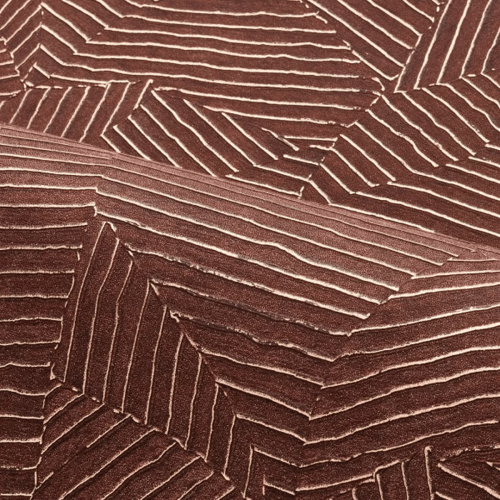 Tapeta metaliczna stylizowane liście / geometria Casamance 76543772 Lore Select 9