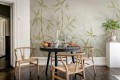 Fototapeta roślinna bambus Rebel Walls R20364 Bamboo Horizon Yellow Hot Pops