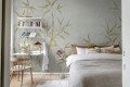 Fototapeta roślinna bambus Rebel Walls R20364 Bamboo Horizon Yellow Hot Pops