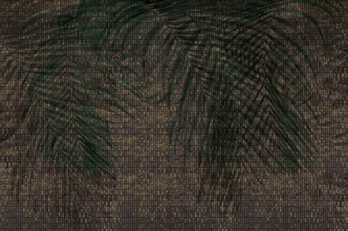 Fototapeta mozaika i liście Instabilelab ANYA Gold 24K