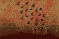 Fototapeta krajobraz wydm Instabilelab RED MOUNTAIN Gold 24K