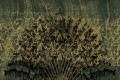 Fototapeta artystyczna geometria i liście Instabilelab ZOE Gold 24K