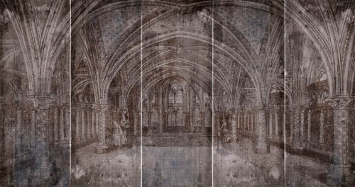 Fototapeta krajobraz w stylu vintage Instabilelab Belle Epoque 02 Memories