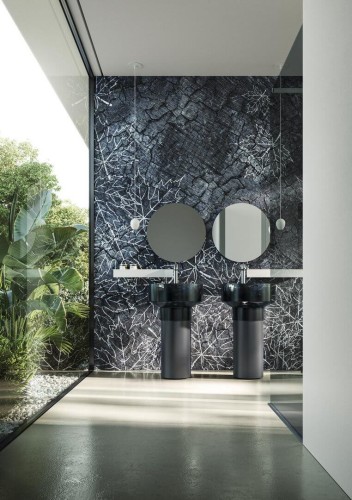 Fototapeta kora drzewa i liście Instabilelab Burned Memories