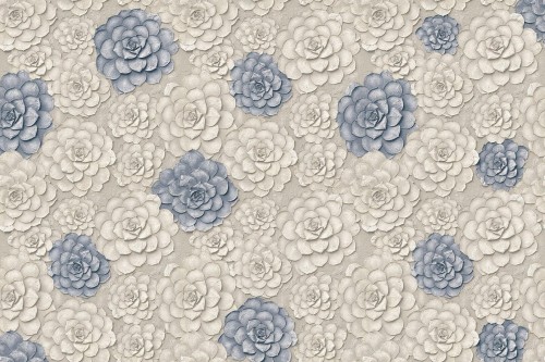 Fototapeta kwiaty z efektem 3D Instabilelab Cool 02 Memories