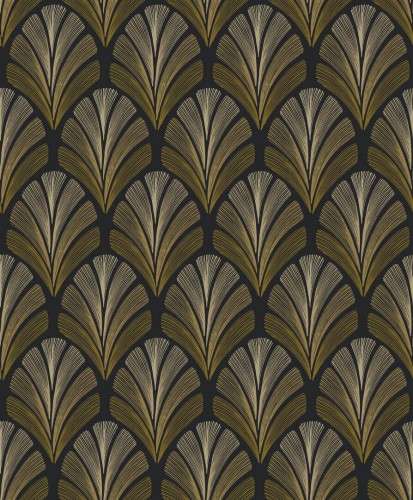 Tapeta wachlarze w stylu art-deco Casadeco ANFO 201052926 Folies ST-James Annees Folles