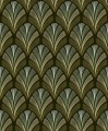Tapeta wachlarze w stylu art-deco Casadeco ANFO 201057873 Folies ST-James Annees Folles