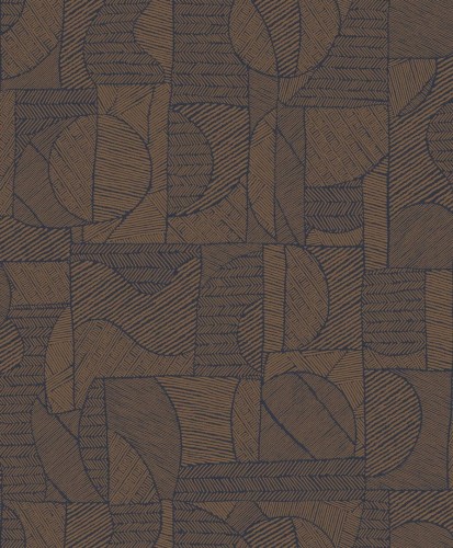 Tapeta geometryczna etniczna Casadeco MATA 201166969 Baman Matera