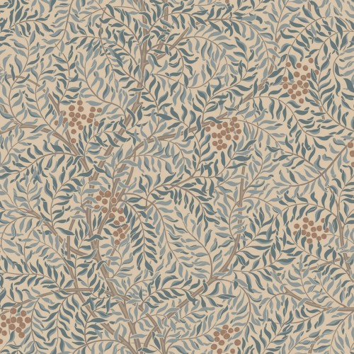 Tapeta roślinna Sandberg S10494 Simon Misty Blue Tradgarden