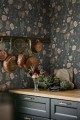 Tapeta roślinne pnącza Sandberg S10500 Ulla Midnight Blue Tradgarden