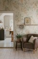 Fototapeta akwarelowe bukiety Sandberg S10523 Lovisa Mural Orange Tradgarden