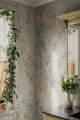 Fototapeta akwarelowe bukiety Sandberg S10523 Lovisa Mural Orange Tradgarden